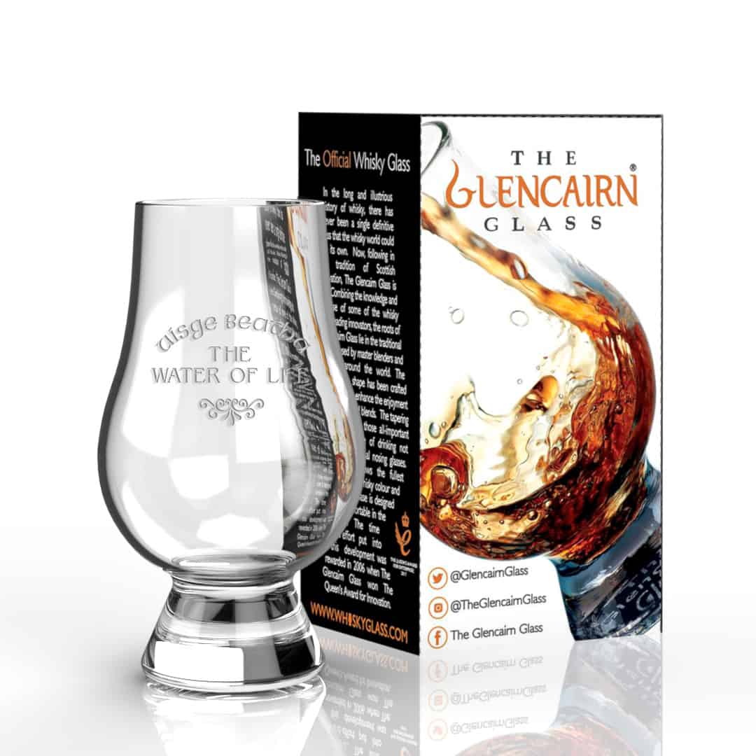 In this photo Glencairn Glass – Water of Life Mood4Whisky