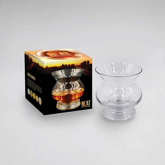 Vaso de whisky NEAT ELITE - GANADOR DE PREMIOS - Tecnología de aroma de ingeniería natural