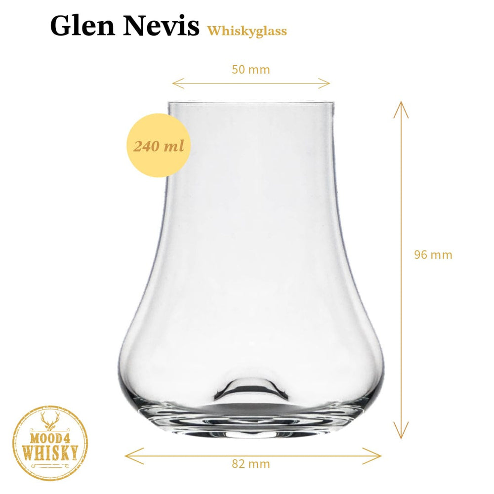 In this photo Whisky glass Glen Nevis ★★★★★ - 240 ml - 5+1 free - Wholesale packaging - Mood4Whisky MoodCompanyNL