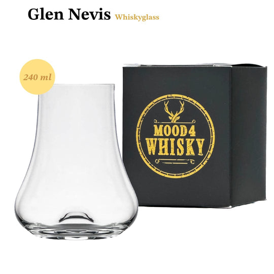 In this photo Whisky Glass Glen Nevis ★★★★★ - 240 ml - Gift Carton - Mood4Whisky MoodCompanyNL