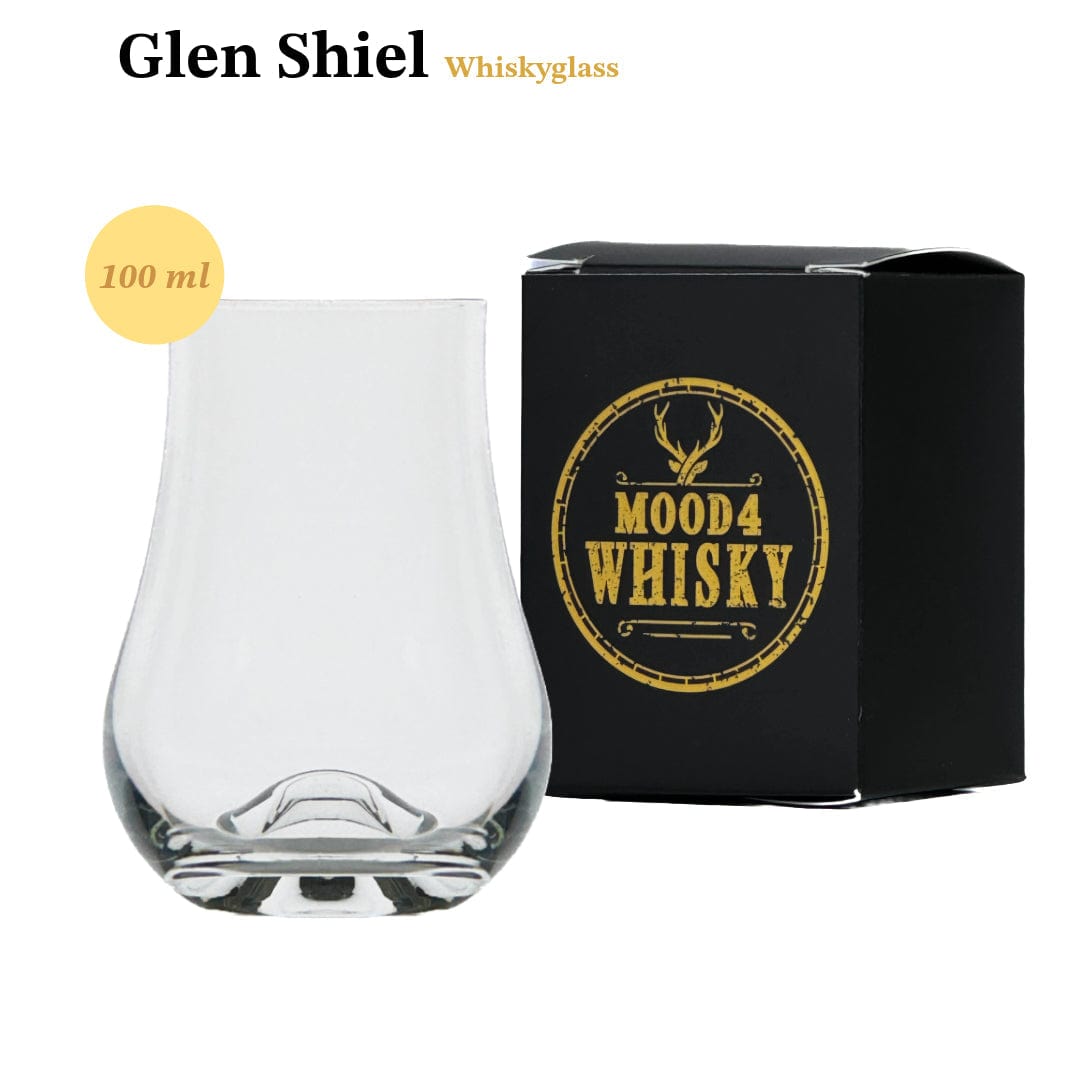 In this photo Whisky Glass Glen Shiel ★★★★★ - 100 ml - Gift Carton - Mood4Whisky MoodCompanyNL